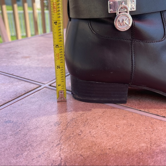 MICHAEL Michael Kors Women's Preston Leather Tall Riding Boots - Black Size 8.5M - Picture 3 of 9